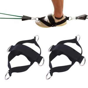 Suporte de tornozelo 2 pçs cintas de fixação de fitness glúteo kickback perna exercício abdutores resistência para máquinas de cabo capa de sapato puxar cinto