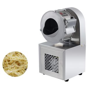 Kommersiell Automatisk Shredder Vegetabilisk Cutter Potato Carrot Ginger Slicer Shred Vegetable Cutting Machine