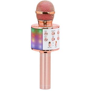 Bezprzewodowy mikrofon karaoke Bluetooth, przenośna maszyna głośnikowa, Handheld Home Player KTV z rekordowymi mikrofonami