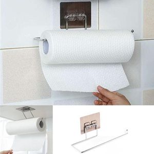 Toilet Paper Holders Towel Rack Napkin Holder Bathroom Wall Shelves Utensils Accessories Stand Organizer Self-adhesive Tissue Hanger