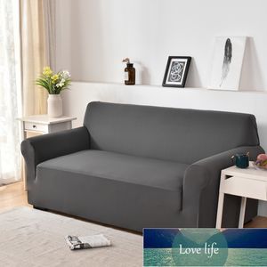 Sofabezug für Wohnzimmer, einfarbig, elastisch, Spandex, modernes Polyester, Eckcouch-Schonbezug, Stuhlschutz, 1/2/3/4-Sitzer