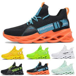 Alta Qualidade Não-Marca Homens Mulheres Running Shoes Preto Branco Verde Volt Amarelo Laranja Respirável Mens Moda Treinadores Esportes Ao Ar Livre Sapatilhas 39-46