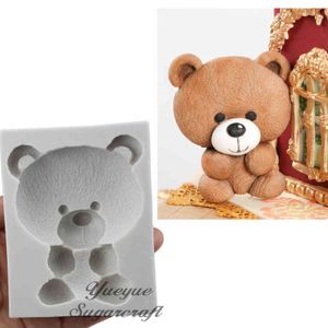 orso stampo per torta in silicone stampi per fondente strumenti per decorare torte stampo per cioccolato gumpaste strumenti per fondente stampi per sapone stampi in resina 211110