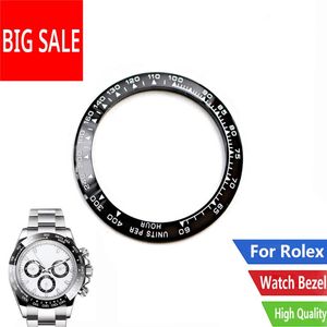 Wholesale TOP Quality Ceramic Black With White Writing 38.6mm Watch Bezel For 116500 - 116520 Repair Tools & Kits