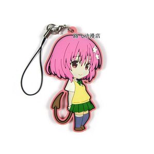 Keychains To Love Original Japanese Anime Figure Rubber Mobile Phone Charms/key Chain/strap E040