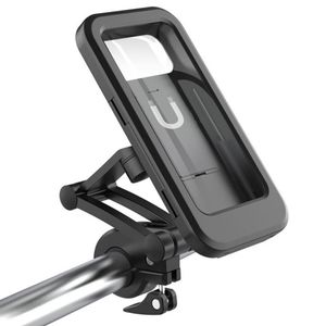 Adjustable Waterproof Bicycle Phone Holder Universal Bike Motorcycle Handlebar Cell Phone Support Mount Bracket