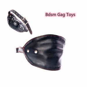 Nxy Dorosłych Zabawki BDSM Bondage Sex Usta Plug Hard Ball Gag Zabawki Z Skórzaną Uprząż Dla Fetysz Slave Ograniczniki Kobiety Mężczyźni Gay Pary Flirt 1223