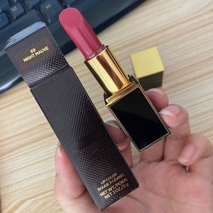 Top Quality Brand Original Embalagem Stick Matte Cetim Cor Vermelho Nude Lip Maquiagem para Daily