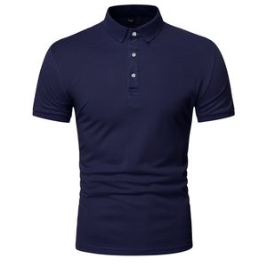 Disegni Polo da uomo a manica corta in tinta unita polo da uomo di marca di alta qualità casual Polo da uomo accogliente da lavoro Indossa s