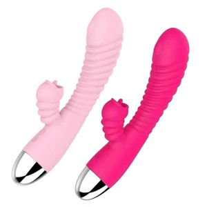 NXY Vibrators Female Sex Toys Dildo Masturbator for Women Clitoris Stimulator Tongue Licking Vaginal Massager Erotic Shop Adult 18 1119