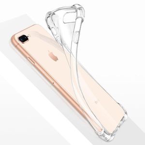 Handyhüllen Transparente Handyhülle für iPhone 11 Pro MAX XS XR X 8 Plus 6s 7plus 5s Anti-Fall-TPU-Schutz stoßfeste klare Abdeckung 2022