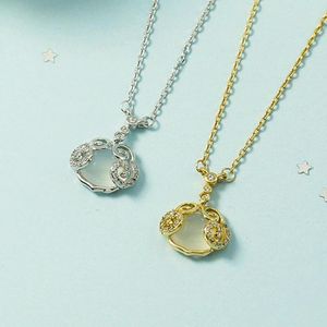 Pendant Necklaces KOFSAC Auspicious Silver Color Women Jewelry Vintage Fashion Crystal Geometric Necklace Lady Anniversary Gifts Joyas