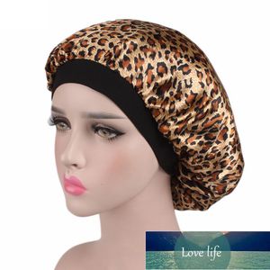 Hair Satin Bonnet för sovande Dusch Keps Silk Bonnet Bonnet Kvinnor Natt Sova Cap Head Cover Wide Elastic Band