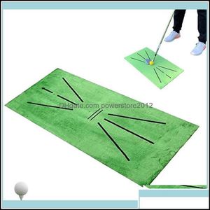 Buiten Golf buitenshuisgolf Training Mat Swing Detectie Hitting indoor oefenhulpkussen golfer sport aessories aids drop levering 202