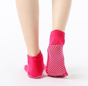 Moda calda estate autunno Unisx donna calzini antiscivolo in silicone Palestra all'aperto Sport Yoga cinque dita calzino in puro cotone punta basket escursionismo pantofola Sox 5 colori