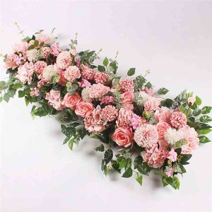 50 cm Custom Wedding Flower Wall Arrangement Supplies Silk Peony Artificial Row Decor Romantic Diyiron Arch Backdrop
