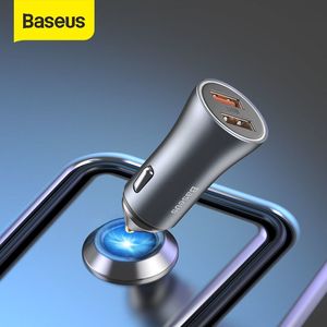 Baseus 20W سيارة سريع USB للهاتف المحمول شحن سريع 4.0 3.0 نوع C PD ل iPhone QC 4.0 شاحن