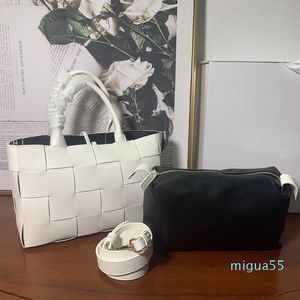 Pequeno quadrado grande treliça tecido splicing messenger mulheres saco de ombro feminino estrela mesma estilo designer bolsa