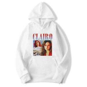 Erkek Hoodies Tişörtü Sonbahar Ve Kış Polar Kapüşonlu Sweatshirt Clairo Baskılı Grafik Unisex Moda Serin Streetwear Eşofman Erkekler