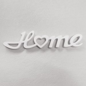 Articoli novità Legno personalizzato Parole bianche in legno Sweet Home Nome Logo ShapeArt Crafts Wedding Birthday Party Decor Design personalizzato