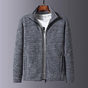 Maglioni da uomo Giacca autunnale Cardigan Uomo Inverno Outdoor Plus Fleece Colletto alla coreana casual Taglia grande 5XL