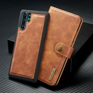 Luxury Removable Case For Huawei P40 P30 P20 Mate 30 20 Lite Pro P Smart 2019 Honor 9X Nova 6SE 5 5i Leather Flip Magnetic Cover