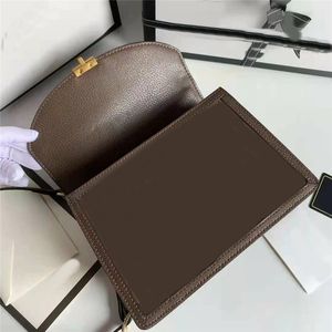 Quality Genuine leather Letter Printing stitching Canvas Hand bags Epilogue Square retro Classic Crossbody striped webbing Shoulder Bag Lock buckle Fashion Purse