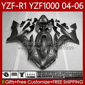 Yamaha Verkleidungssatz Silber großhandel-Verkleidung Kit für Yamaha YZF R1 YZF R CC YZF1000 YZFR1 Karosserie NO YZF R1 cc YZF OEM Silbergrau Motorradkörper
