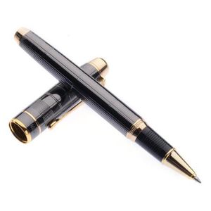 Ballpoint Pens Hero Gift Elegant Roller Ball Pen Metal Brushed Grey Grids Patterns Professional Office School Writing