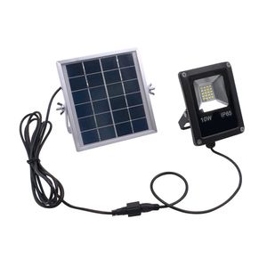 Solar Powered 10W 20LED SMD5730 Vattentät IP65 Remote + Timer + Light Control Flood Light