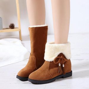 Wholesale toe pads for shoes for sale - Group buy Boots Winter Lady Shoes Australia Round Toe Luxury Designer Boots Women Padded Mid Calf Snow Rubber Fashion Low Solid Mid