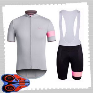 RAPHA Team Cycling Short Sleeves Trikot (Trägerhose) Shorts Sets Herren Sommer atmungsaktive Rennradbekleidung MTB Bike Outfits Sportuniform Y21041457