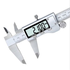 Metal 150mm Stainless Steel Electronic Digital Vernier Caliper Micrometer Measuring Gauge 6-Inch 210810