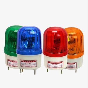 Wholesale traffic warning signals for sale - Group buy Warning Light Signal Sound Alarm Rotating Flash Traffic Safety v24v220v LED Plastic Emergency Highlight Car Protection
