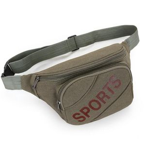 2021 homens mulheres esportivas bolsa de cintura de lona fanny pacotes casuais para homens portáteis ombro de viagem crossbody bolsas