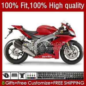 Injektionsmöbler för Aprilia RSV4 RSV 1000 RSV-1000 RSV1000 R RR 16 17 18 19 Kroppsarbetet 40NO.57 RSV1000RR 2016 2017 2018 2019 RSV1000R 16-19 OEM Kropps lager Röd