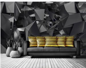 Oturma Odası için Modern Duvar Kağıdı Yaratıcı Üç Boyutlu 3D Genişletilmiş Alan Duvar Kağıdı Büyük Arka Plan Duvar