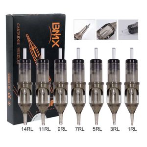 Tattoo Cartridge Needles 0.25/0.3/0.35mm Disposable Sterilized Round Liner for Eyebrow Tattoo Rotary Pen Tattoo Needles 210608