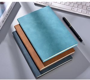 Notebooks Engrossado Negócios Notas de Negócio Personalizado Mão Ledger Student Student Student Escrevendo Caderno PU PU Página de couro A5 colorido Gyl84