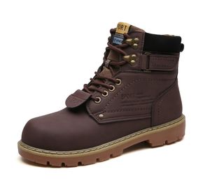 男性の春と秋の靴のための男性の春と秋の靴のためのゴムをブーツのカウボーイ最高品質足首ブーツ38-46