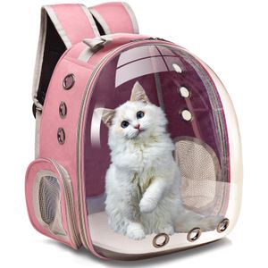 Katt bärväska katt bur transport ryggsäck väska resa husdjur bärbar andningsbar hund ryggsäck transparent väskor bärare husdjur för katt
