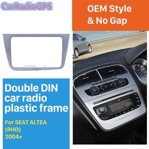 Çift DIN Araba Radyo Fasya için Koltuk Altea Sağ El Drive Araba 2Din Stereo Çerçeve Dash Dağı Trim Paneli Yükleme Kitleri