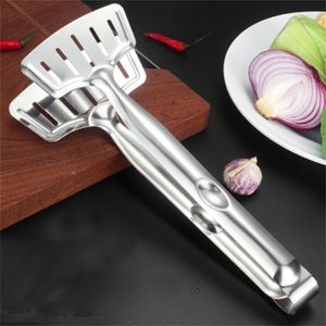 Barbecue Tongs Meat Food Clip Tool Grill Grilled Salad Steak Vegetable Macaroni Accessories Stainless Steel 210423