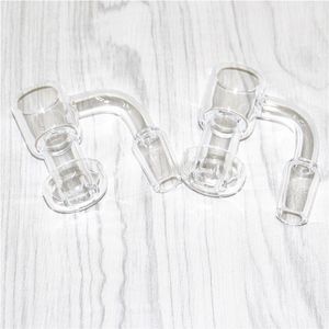 Smoking Quartz Terp Vacuum Slurper Up Oil Banger 25mm OD Domeless Quartz Nails 14mm 18mm Male Female Clear Joint For Glass bongs Dab Rigs