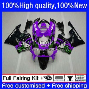 BodyWork for Honda CBR 893 900 CC 893RR 900 RR 1989 1990 1990 1990 1990 1990 1990 1990 1990 1990 1990 1993 CBR893RR CBR900RR 89-93 CBR893紫BLK CBR900 RR 89 90 91 92 93 OEMフェアリングキット