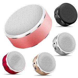 Hifi Colorful Metal Mini Altoparlante Bluetooth Portatile Wireless Music Hifi Ricevitore audio Bluetooth Chiama Fm t per Smartphone Car Audio Dhl Ship Car