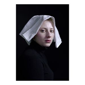 Hendrik Kerstens Photographs his Daughter Napkin Poster Painting Print Home Decor Framed Or Unframed Photopaper Material