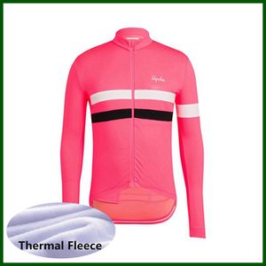 Pro Team RAPHA Radtrikot Herren Thermo-Fleece Langarm Mountainbike-Shirt Rennrad-Oberteile Sportuniform Rennbekleidung Outdoor-Sportbekleidung Y21050608