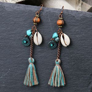 Statement Jewelry Tassel Long Earrings For Women Dangle Earring Drop Ethnic Vintage Boho Wholesale