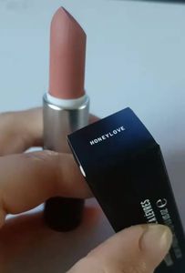 Rossetto opaco per trucco di alta qualità Scatola nera ROSSO RUSSO PER FAVORE AMORE DI MIELE KINDA SEXY REBEL HAUTECORE Rossetto Batom a lunga durata 3g